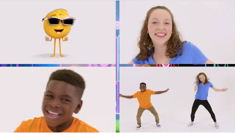 “The Emoji Movie” Music Video Dance-a-long poster image